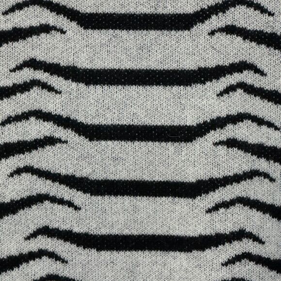 Sandrine Rose Zebra Cashmere Wool Blend Sweater Oversized Women's Small NWT - Picture 7 of 11